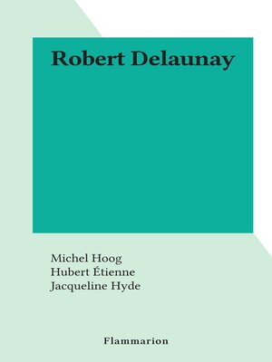 cover image of Robert Delaunay
